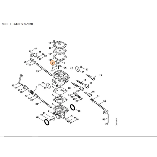 STIHL   Śruba z łbem półokrągłym 1114 122 7400